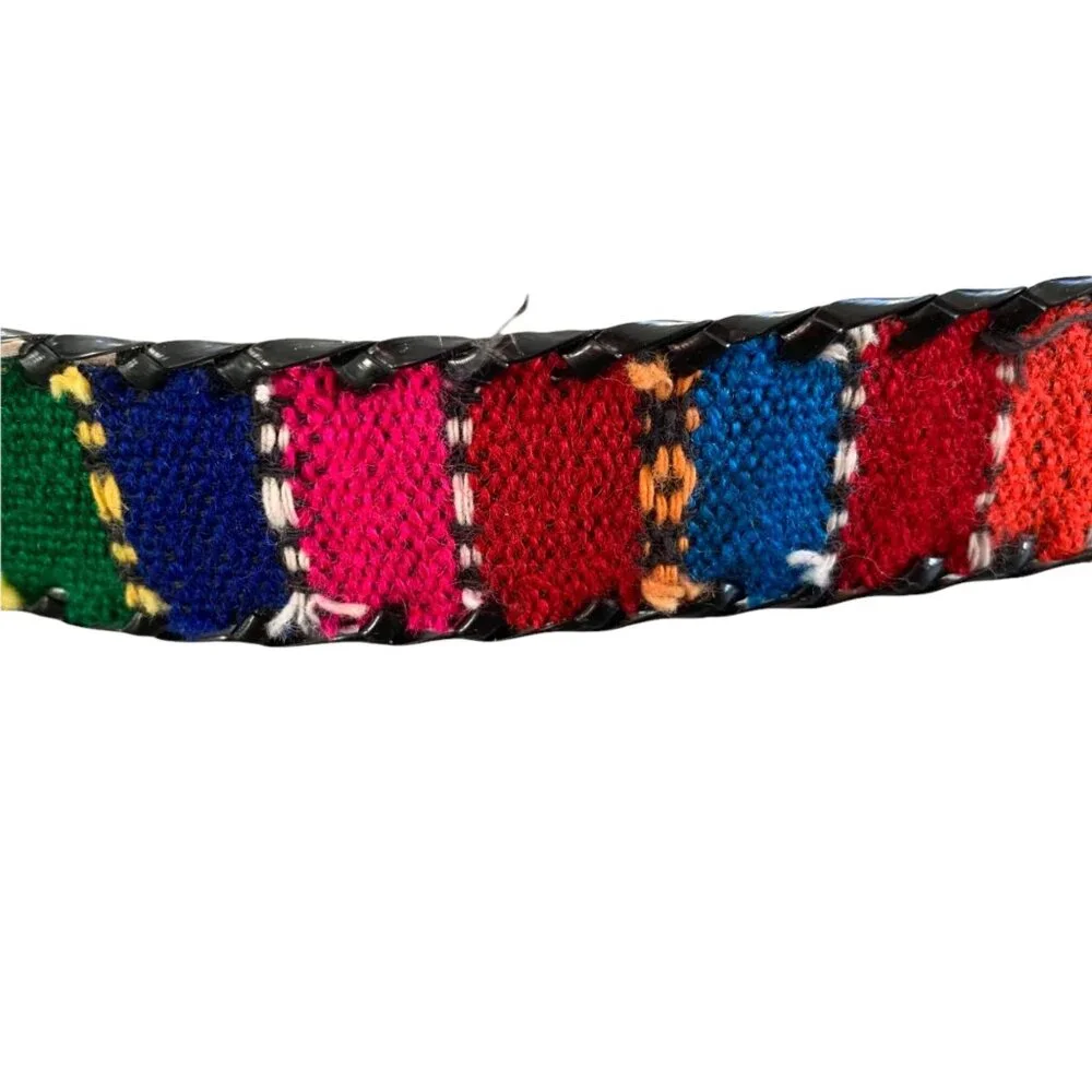 Boho Multicolor Woven Handmade Youth Belt